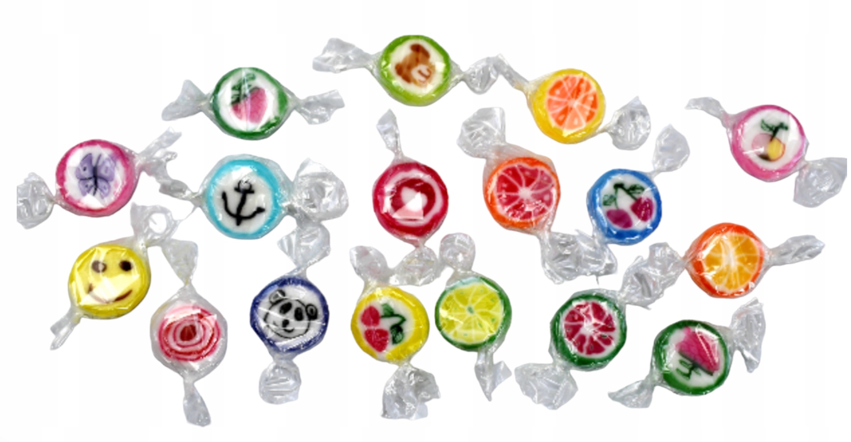 Astra Cukierki Cytruski o smaku owocowym Mix smaków Owocowe karmelki 1 kg