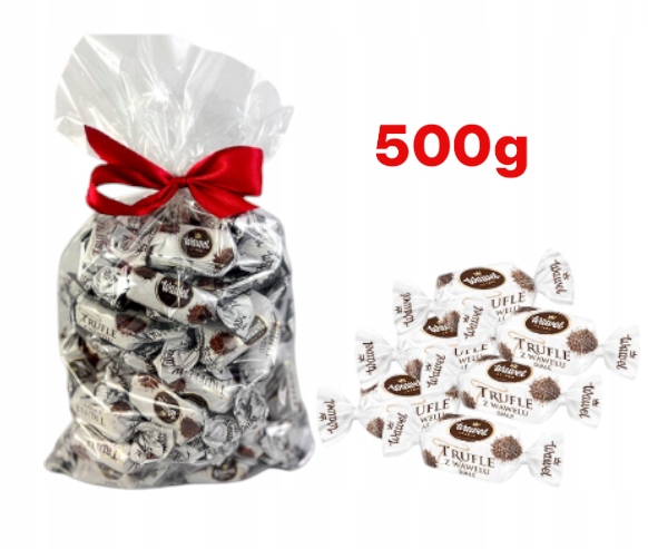 Wawel Trufle Cukierki Rumowe Czekoladzie Białej choinkę święta Mikołaj 500g