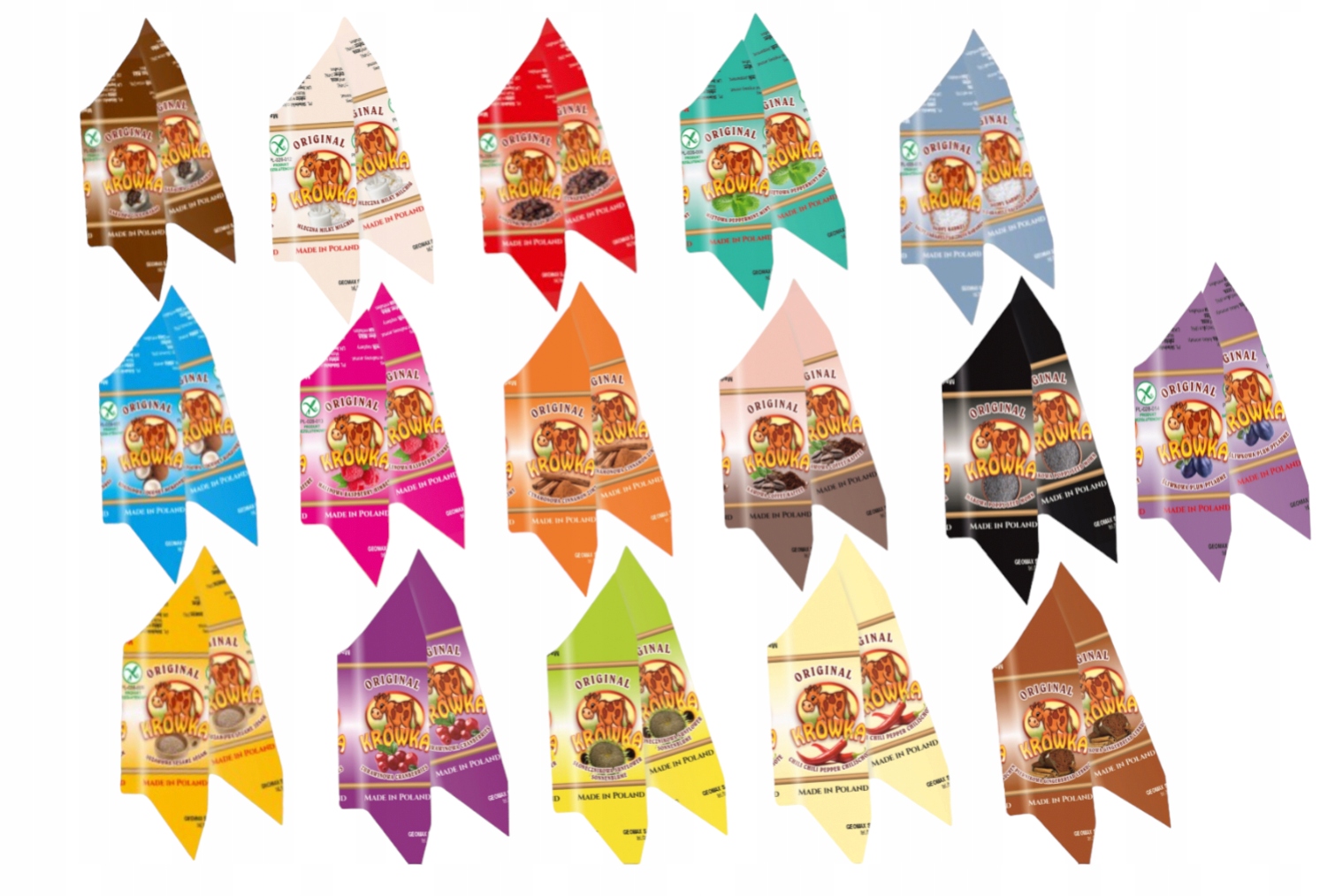 Krówki GEOMAX Krówki Krówka wyborowa z Opola Lubelskiego Mix smaków 1kg święta