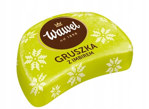 Wawel pomadki gruszka imbirem czekoladki świąteczne cukierki 500g Mikołaja