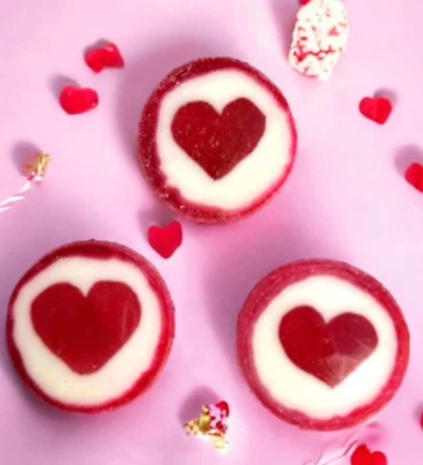 Cukierki serduszka karmelki Liwocz 1kg landrynki Love Candies owocowe