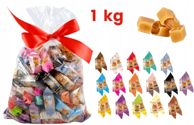 Krówki GEOMAX Krówki Krówka wyborowa z Opola Lubelskiego Mix smaków 1kg święta