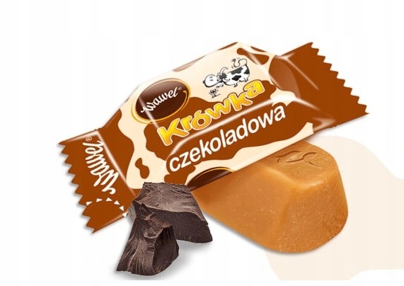 Wawel cukierki słodycze 300g krówka słony karmel czekolada mleczna krówki