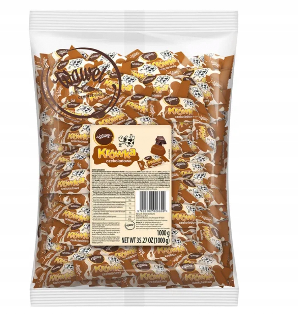 Wawel Cukierki Krówka Mleczna Słony Karmel święta Mikołaj Mix 1kg krówki