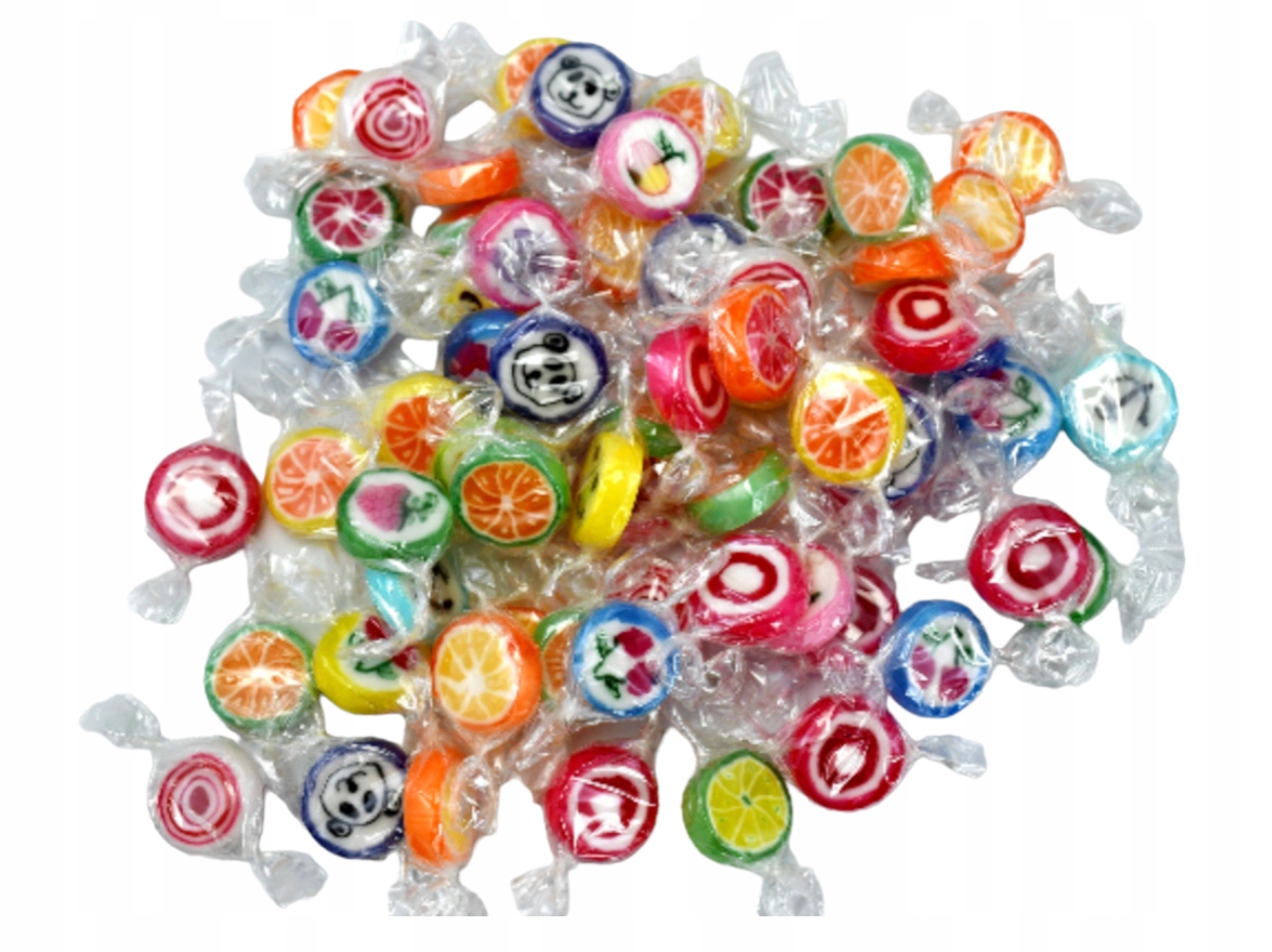 Astra Cukierki Cytruski o smaku owocowym Mix smaków Owocowe karmelki 1 kg