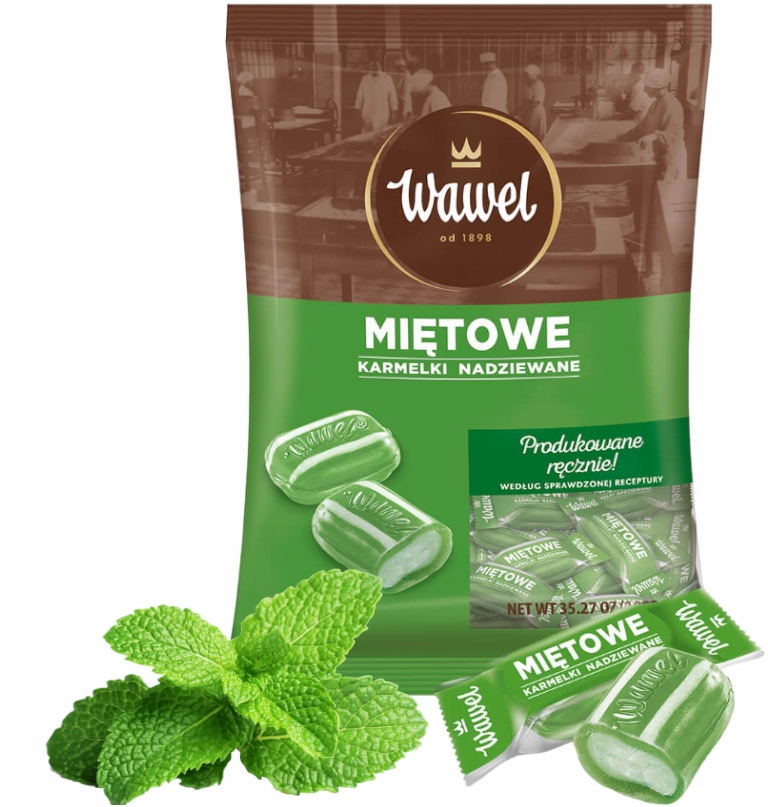Cukierki z Wawelu karmelki Fistaszki Kukułka Miętowe Raczki mix smaków 500g święta