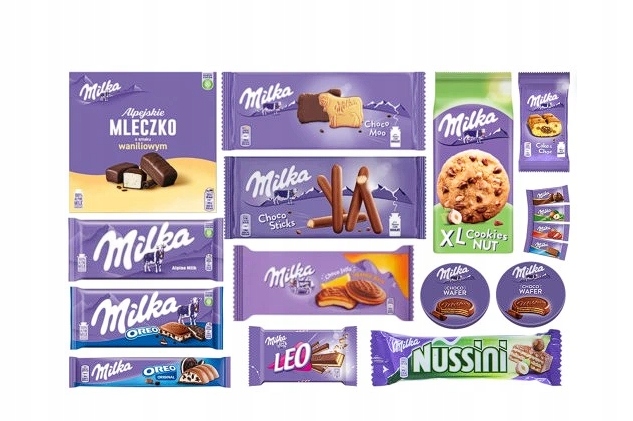 Milka Słodycze ŚWIĘTA Mikołaja w Pudełku Prezent Dla Dzieci zestaw paczka
