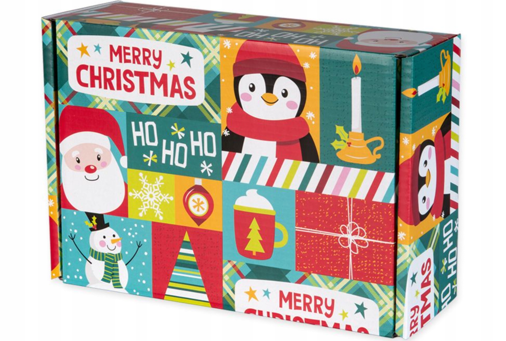 Mega Mikołajowa Paczka Słodyczy Kinder na Święta Świąteczna Paczka Prezent