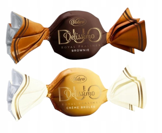 Vobro Cukierki Praliny Orzechowe Brownie Święta Wiśnia 1kg prezent