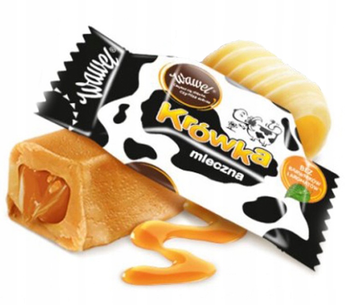 Wawel Krówka Krówki Mleczne Cukierki z Wawelu Prezent 300g mleczna święta Mikołaja