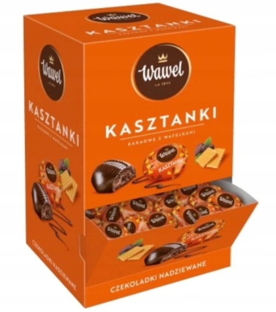 Wawel Kasztanki święta Choinkę 1kg PREZENT malaga cukierki pomadki Mikołaj święta