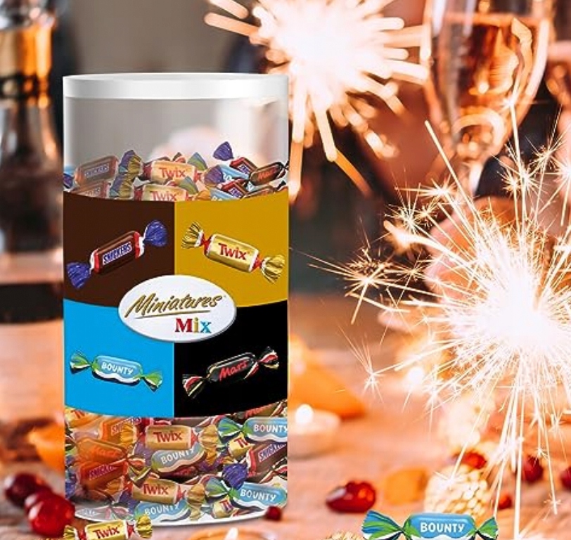 Cukierki Celebration Mars SNICKERS Bounty 0,5 kg MINI Halloween urodziny