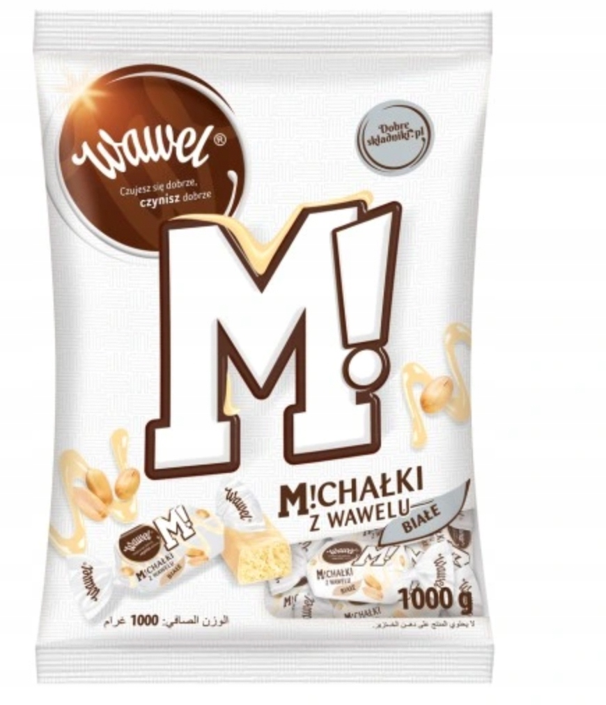 Wawel Cukierki Michałki Białe Kokos święta Mikołaj choinkę 1kg MIX Trufle