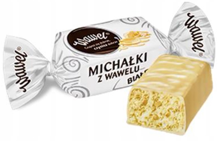 Wawel Cukierki Michałki Orzechowe Białe Kokosowe choinkę święta Mikołaj 0,5 kg