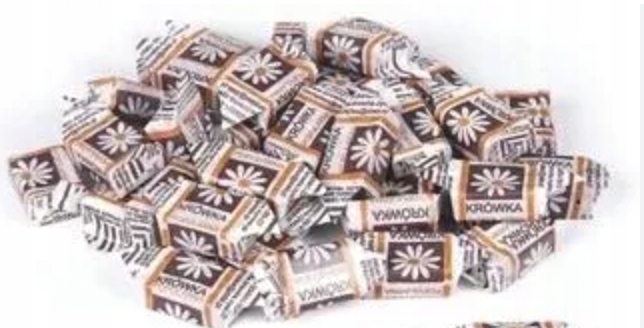 Cukierki Krówki Krówka Żywiecka Popularna 3kg z koniczynką kwiatkiem