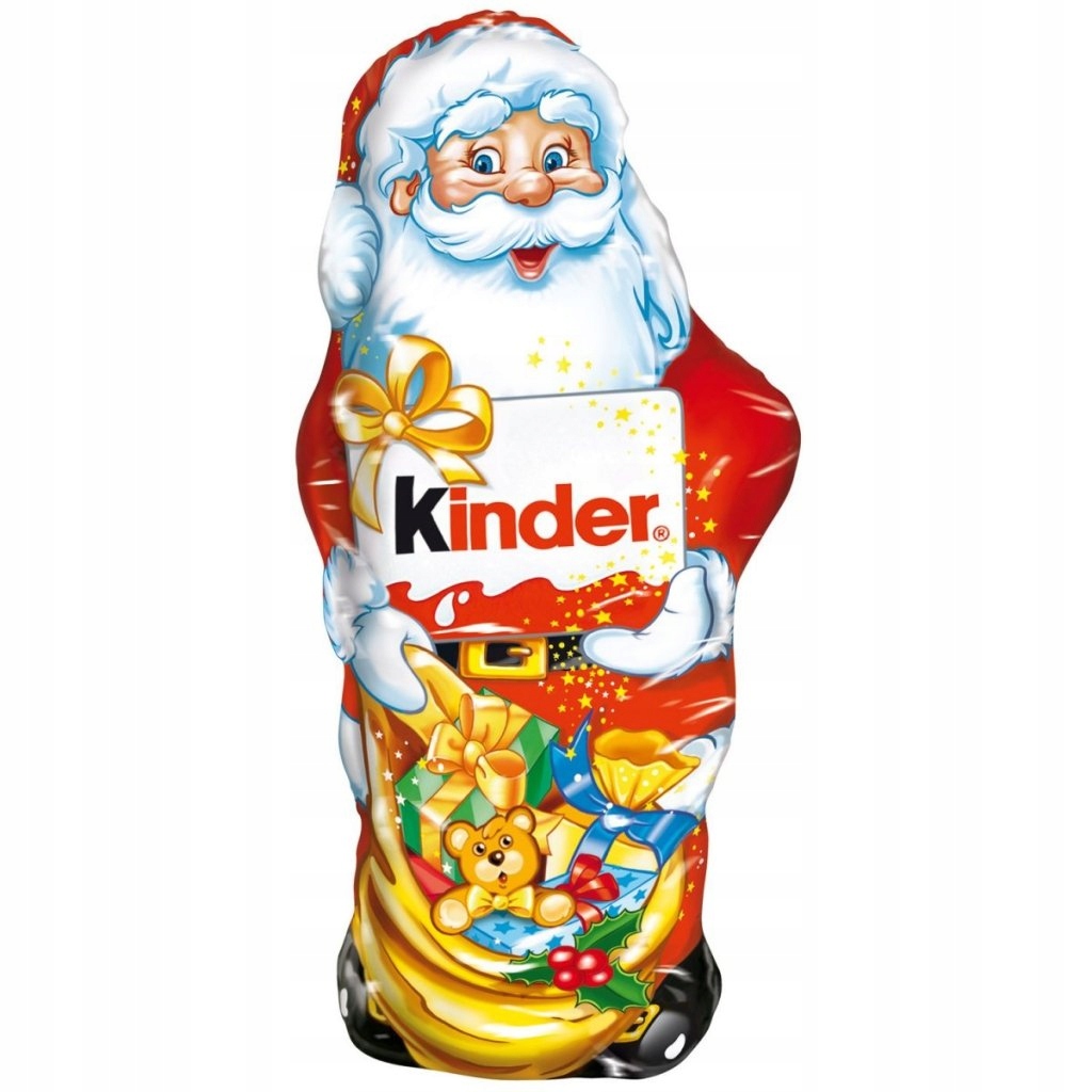 Kinder Czekolada mleczna w kształcie Mikołaja Figurka Mikołaj Święta 110g