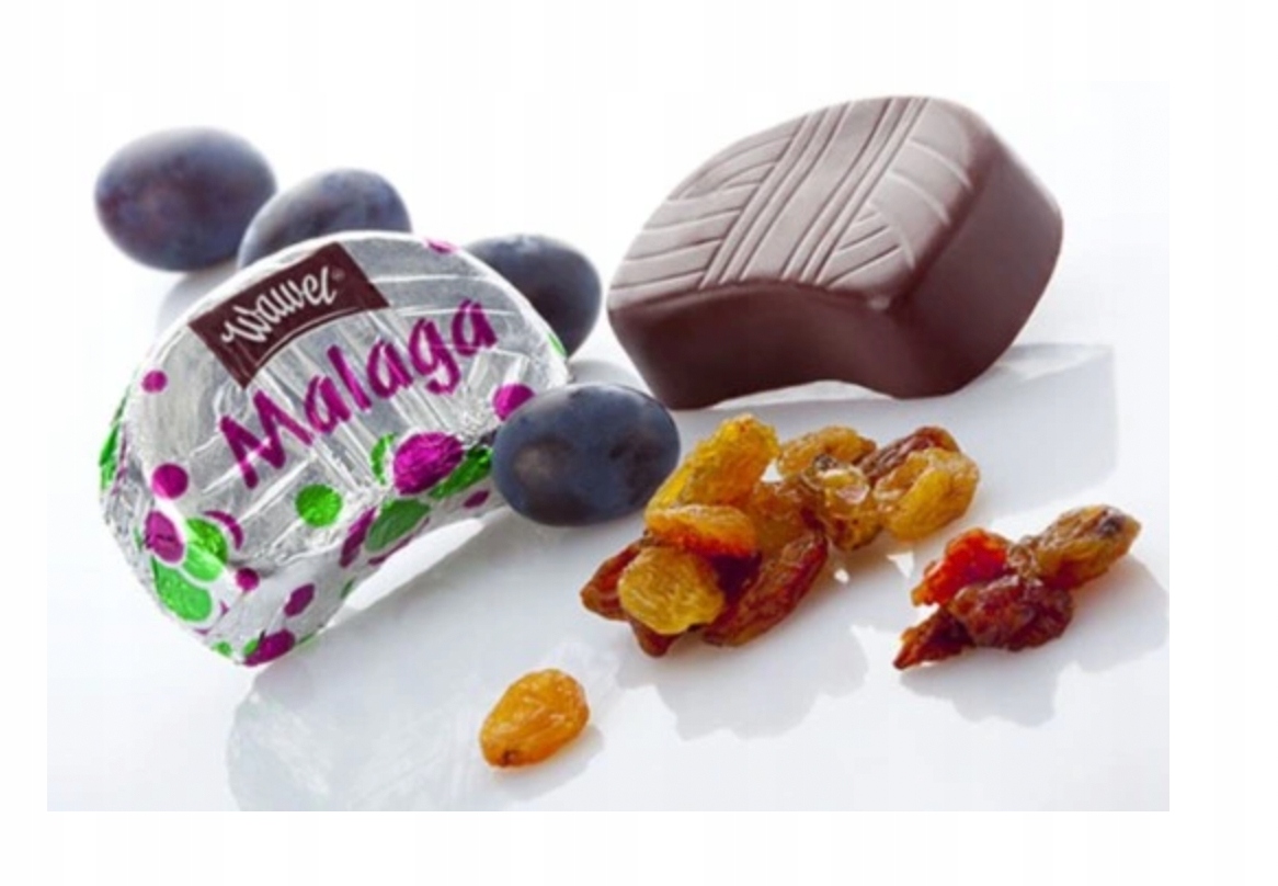 Cukierki 0,5 kg 500g Malaga Wawel nadziewane czekoladki ŚWIĘTA MIKOŁJ CHOINKĘ