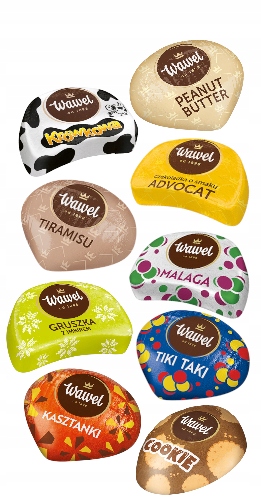 Wawel Cookie Cukierki święta Mikołaja choinkę prezent Czekoladki 1kg PACZKA