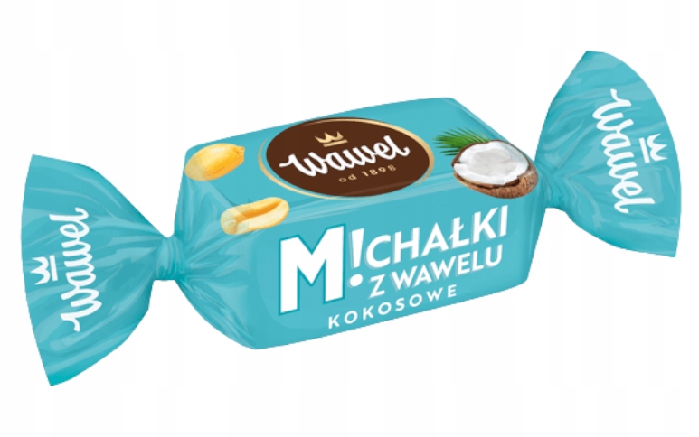 Michałki Wawel Cukierki Kokosowe W Czekoladzie Orzechami Kokos Orzech 500g Mikołaja święta