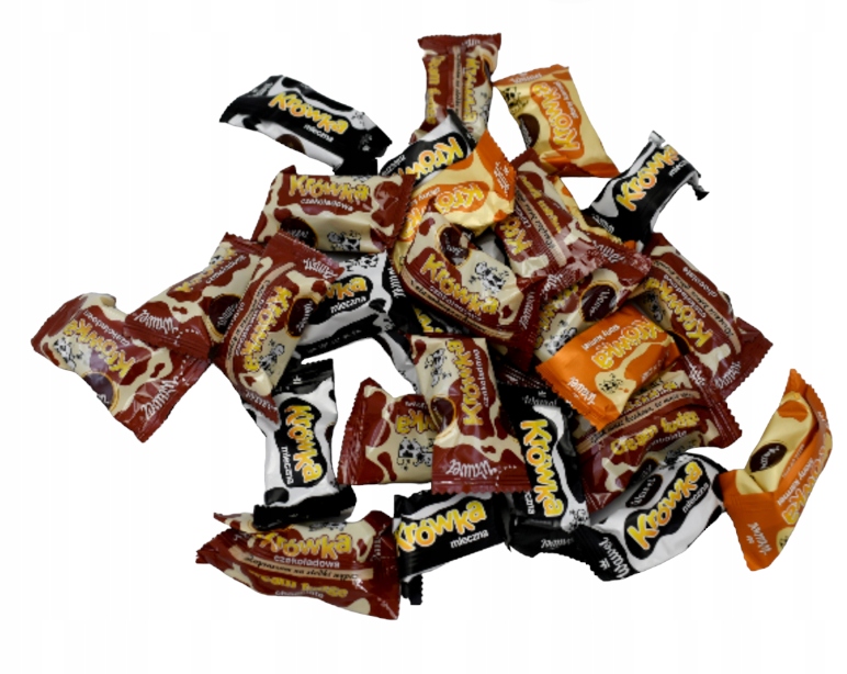 Wawel Cukierki Krówka Mleczna Słony Karmel święta Mikołaj Mix 1kg krówki