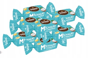 Wawel Cukierki Michałki Kokosowe W Czekoladzie Z Orzechami Kokos Orzech 1kg