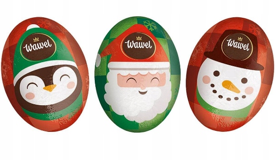 Cukierki Wawel Czekoladki z Herbatnikami świąteczne Mikołaj Święta 1kg