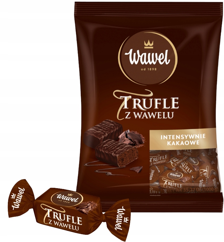 Wawel Cukierki Trufle Rumowe Kakaowe W Czekoladzie Czekolada Trufla 1kg