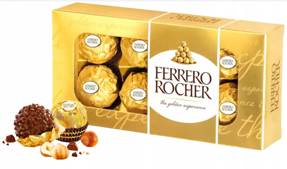 Bombonierka Ferrero Rocher 100g Praliny czekoladowe Święta Mikołaj Prezent