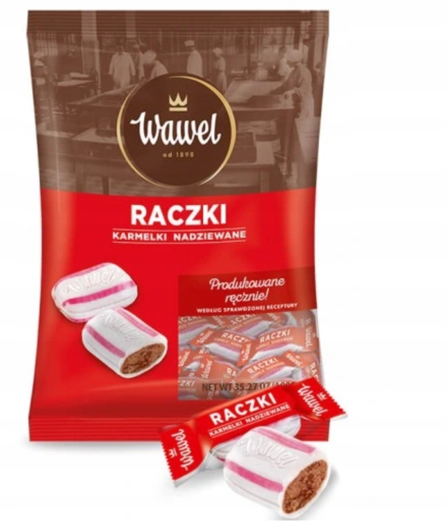 Cukierki z Wawelu karmelki Fistaszki Kukułka Miętowe Raczki mix smaków 500g święta