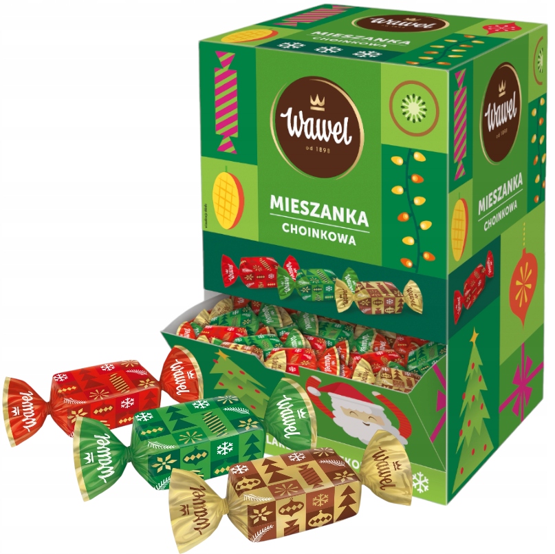 Wawel Mieszanka Choinkowa Cukierki Na Choinkę Mikołaj Święta 1 kg galaretki