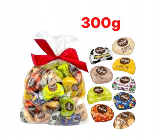 Wawel cukierki 300g CZEKOLADKI ŚWIĘTA Mikołaja choinkę kasztanki gruszka