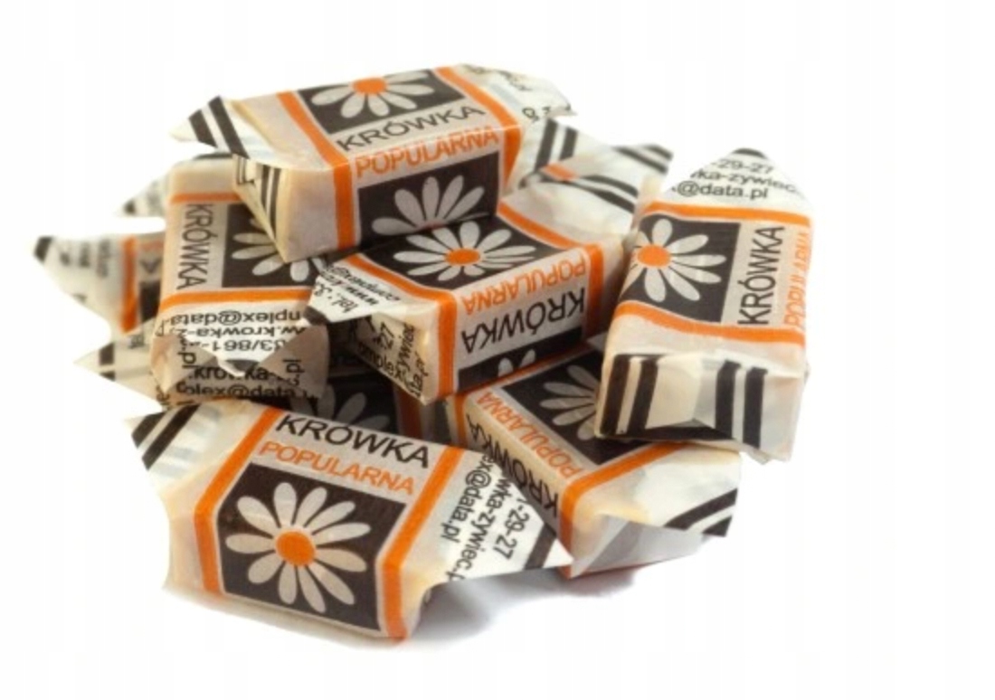 Cukierki Krówka Żywiecka Popularna 1kg żywiec krówki z koniczynką ŚWIETA