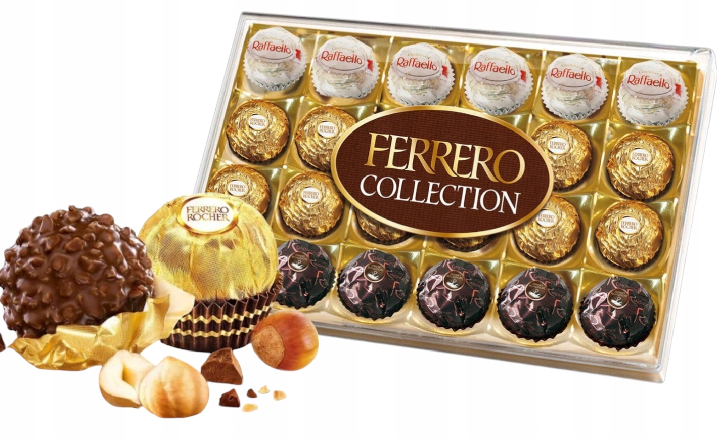 Bombonierka Ferrero Collection czekoladeki Raffaello 269g Na Święta Mikołaj