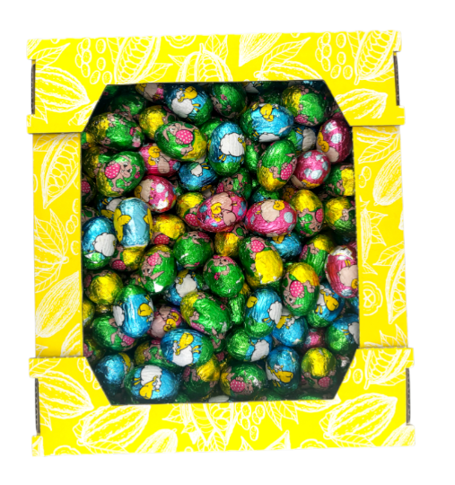 Jajka nadziewane ŚWIĘTA Czekoladowe Jajko Wielkanocne Baron 500g jajeczka Milano