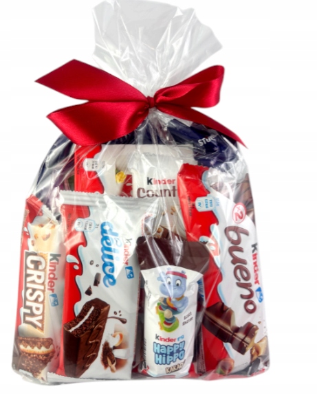 Kinder paczka słodycze dla dzieci Prezent Na Dzień Dziecka Upominek Mamba