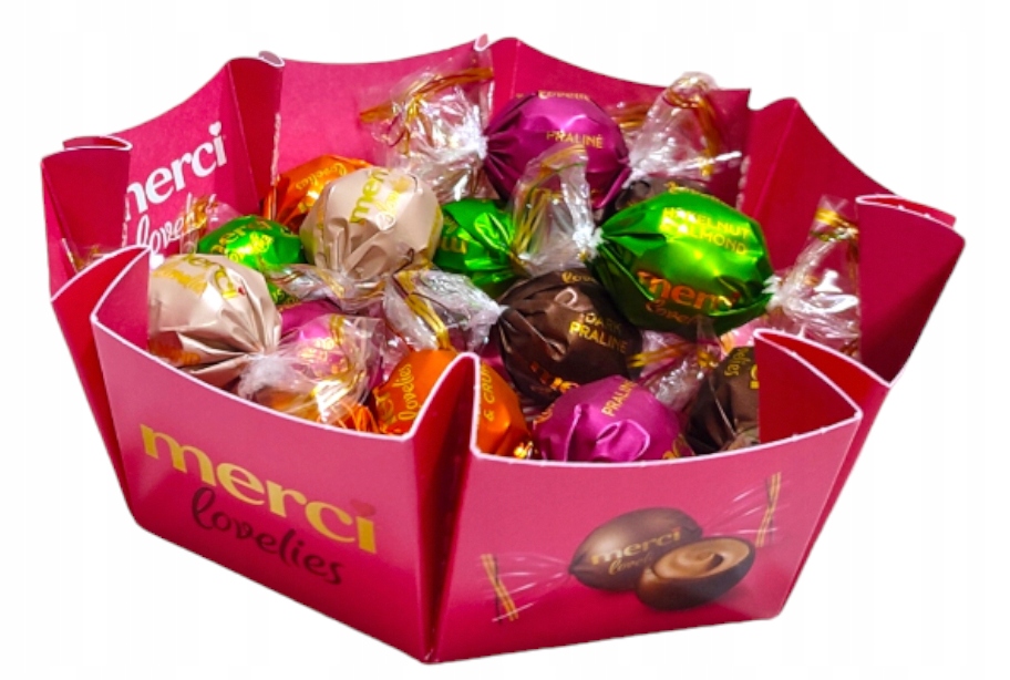 Bombonierka Praliny Merci Lovelies Classic 185g Święta MIKOŁAJ Mamy Prezent