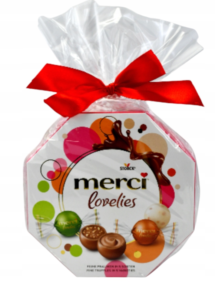 Bombonierka Praliny Merci Lovelies Classic 185g Święta MIKOŁAJ Mamy Prezent