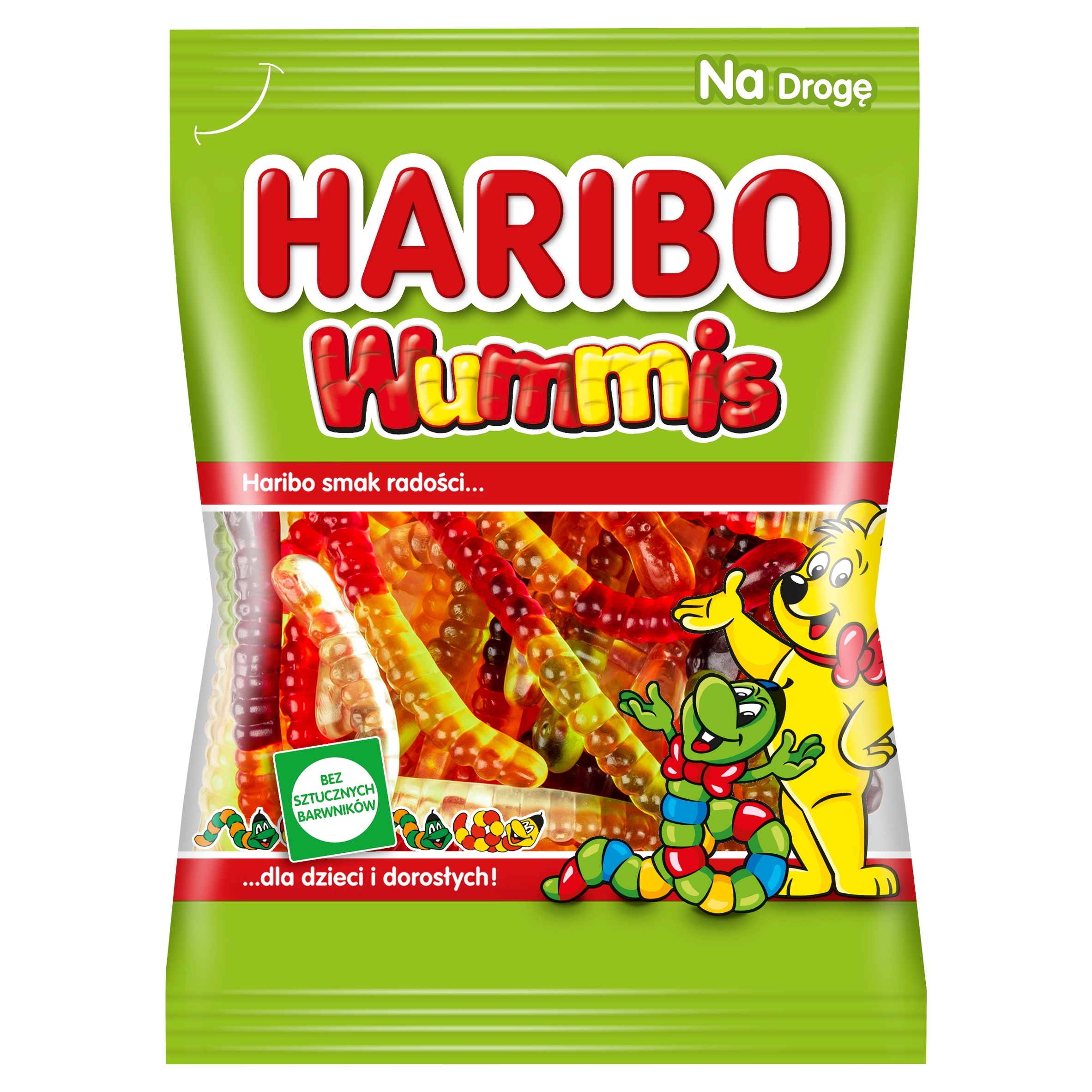 Haribo Wummis Żelki Owocowe Gąsienice Mix smaków Cytryna Mango Marakuja 85g