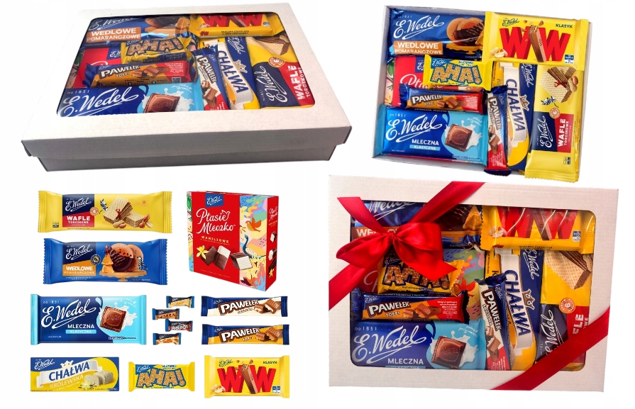 Wedel zestaw słodyczy dla mamy dzień Matki urodziny polskie produkty