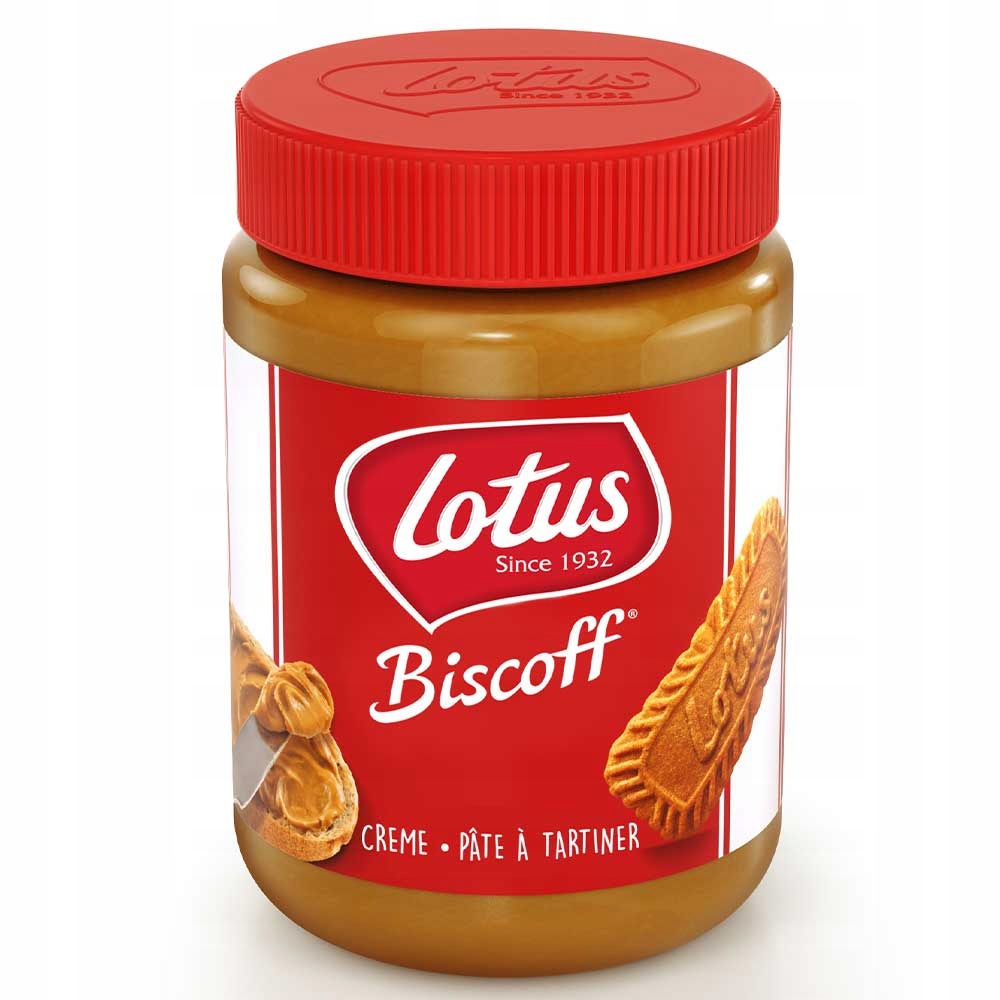 Lotus Krem herbatnikowy Biscoff Ciasteczkowy creamy 400 g do ciasta