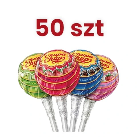 Lizaki Chupa Chups Dzień DZIECKA lizak kulka 50szt dzieci